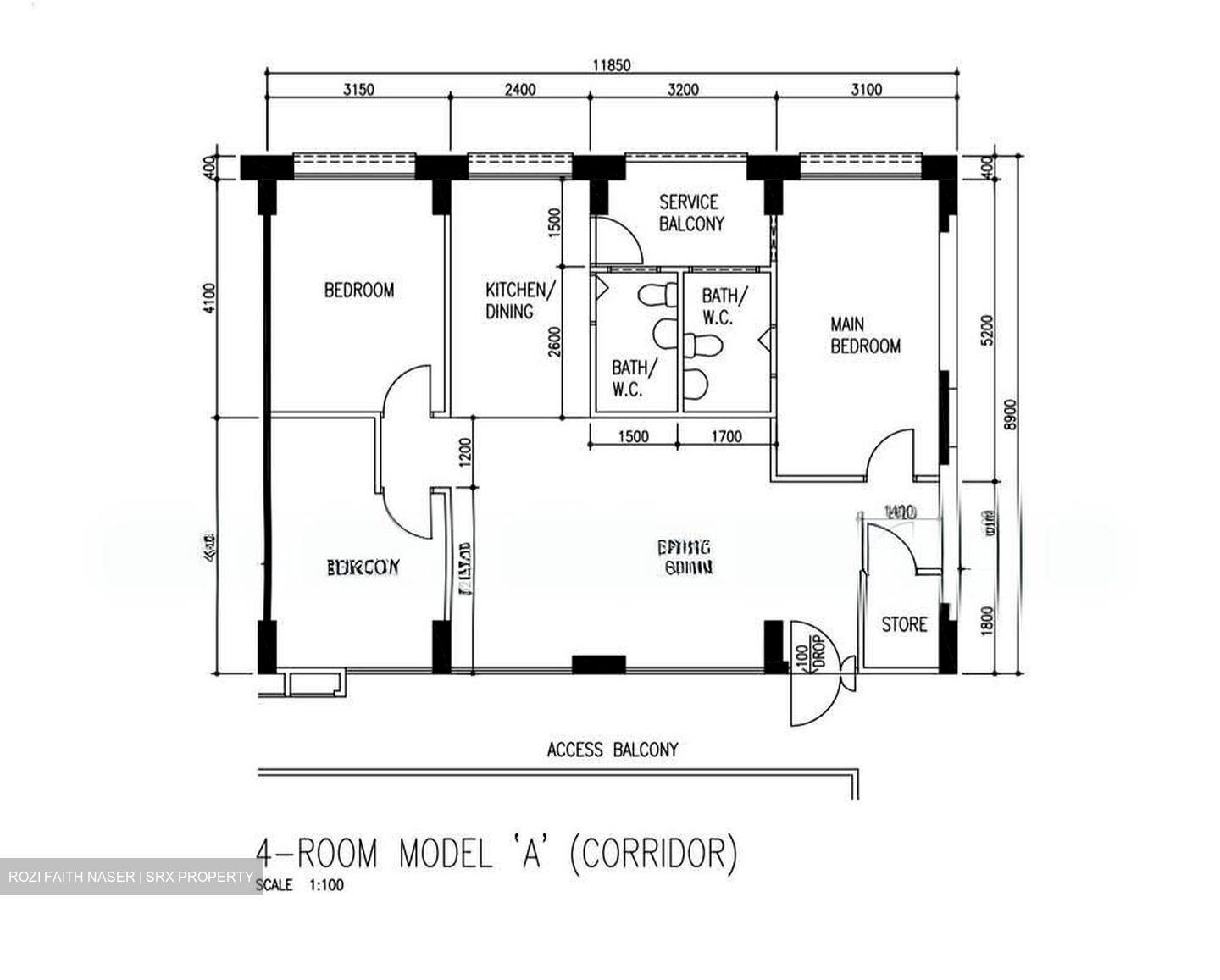 Blk 354 Kang Ching Road (Jurong West), HDB 4 Rooms #570903791